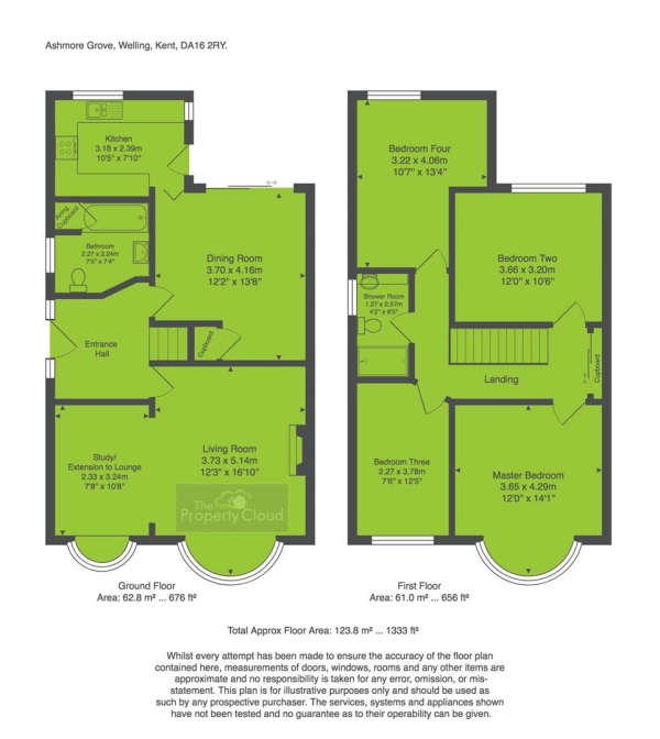 Floor Plan Image for 4 Bedroom Semi-Detached House for Sale in Ashmore Grove, Welling