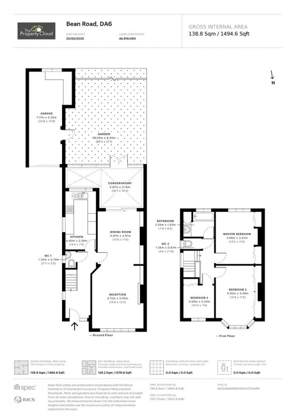 Floor Plan Image for 3 Bedroom Semi-Detached House for Sale in Bean Road, Bexleyheath