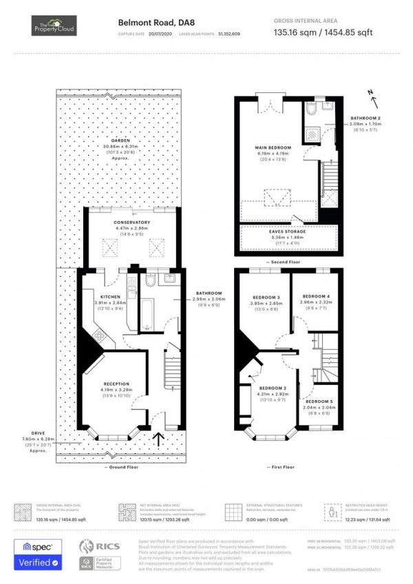 Floor Plan Image for 5 Bedroom End of Terrace House for Sale in Belmont Road, Erith