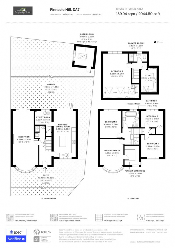 Floor Plan Image for 6 Bedroom Semi-Detached House for Sale in Pinnacle Hill, Bexleyheath