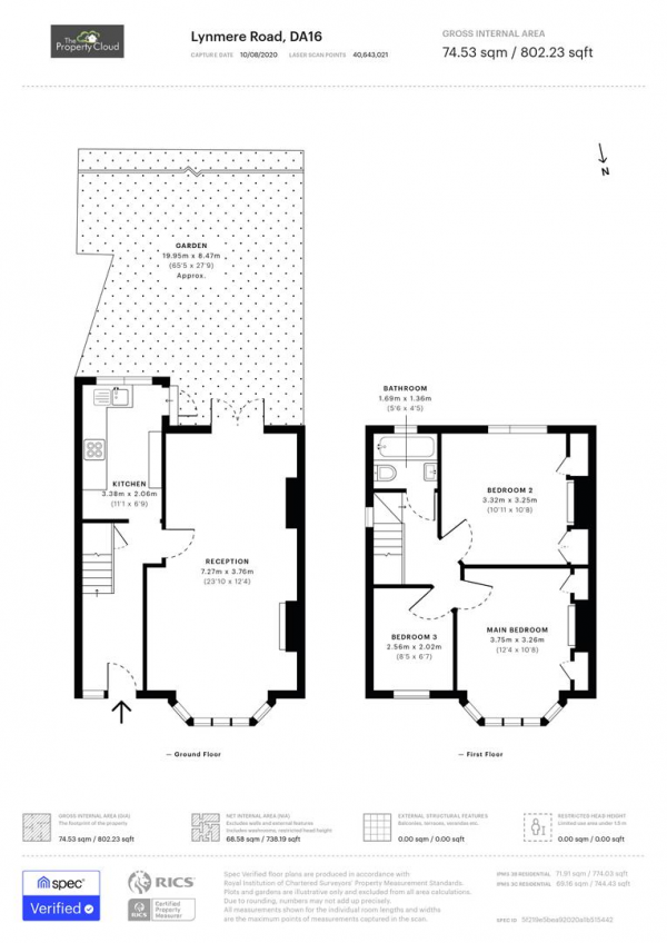 Floor Plan Image for 3 Bedroom Semi-Detached House for Sale in Lynmere Road, Welling