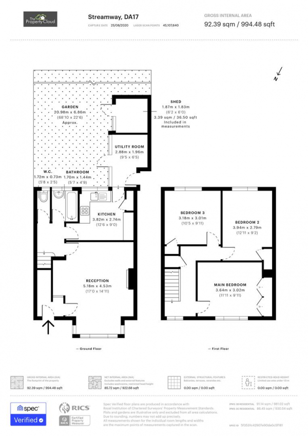 Floor Plan Image for 3 Bedroom Property for Sale in Streamway, Belvedere