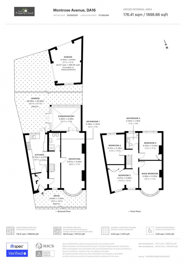 Floor Plan Image for 4 Bedroom End of Terrace House for Sale in Montrose Avenue, Welling