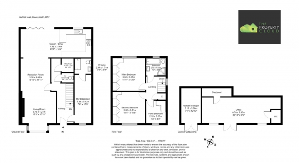 Floor Plan Image for 4 Bedroom Semi-Detached House for Sale in Northall Road, Bexleyheath