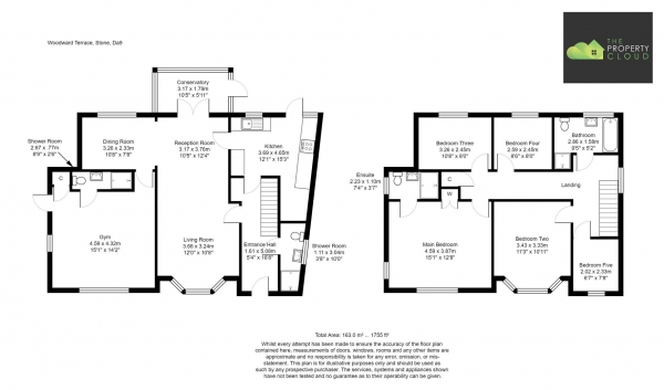 Floor Plan Image for 5 Bedroom Detached House for Sale in Woodward Terrace, Greenhithe