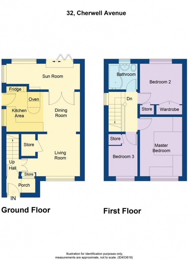 Floor Plan for 3 Bedroom Property for Sale in Cherwell Avenue, Heywood, OL10, 4SE - OIRO &pound189,950