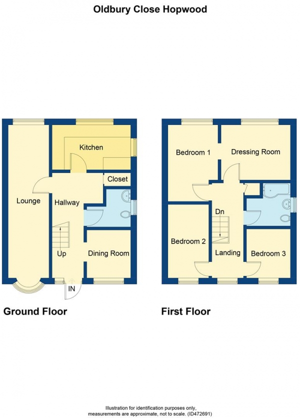 Floor Plan Image for 4 Bedroom Detached House for Sale in Oldbury Close, Heywood