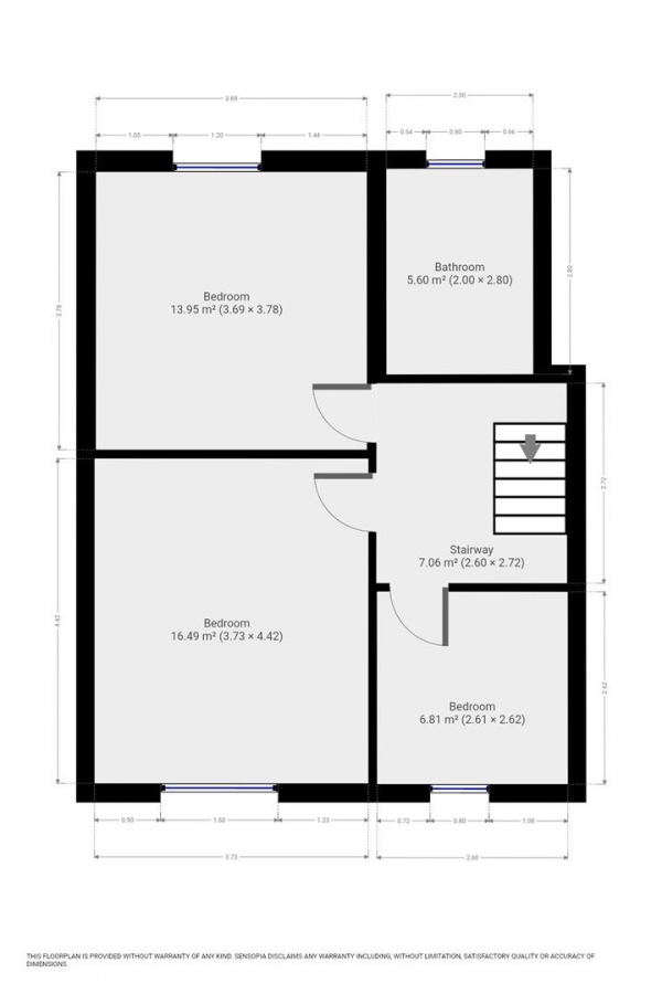 Floor Plan Image for 3 Bedroom Semi-Detached House for Sale in Coronation Avenue, Heywood