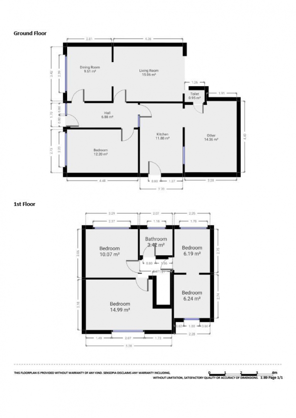 Floor Plan Image for 4 Bedroom Detached House for Sale in Stonehill Drive, Rochdale