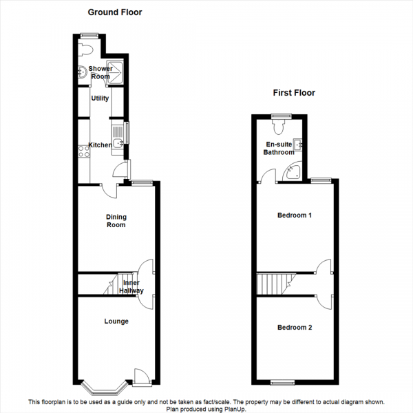 Floor Plan Image for 2 Bedroom Terraced House for Sale in Spring Street, Town Centre, Rugby