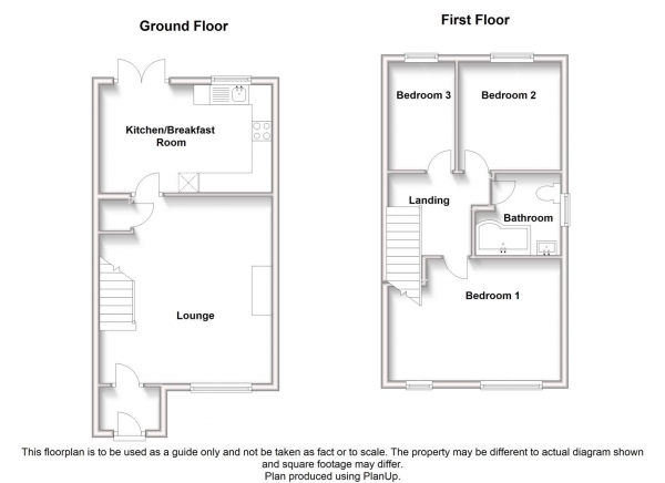 Floor Plan Image for 3 Bedroom Semi-Detached House for Sale in Pendred Road, Rugby