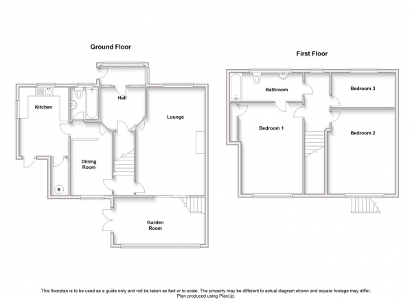 Floor Plan Image for 3 Bedroom Semi-Detached House for Sale in Dunchurch Road, Rugby