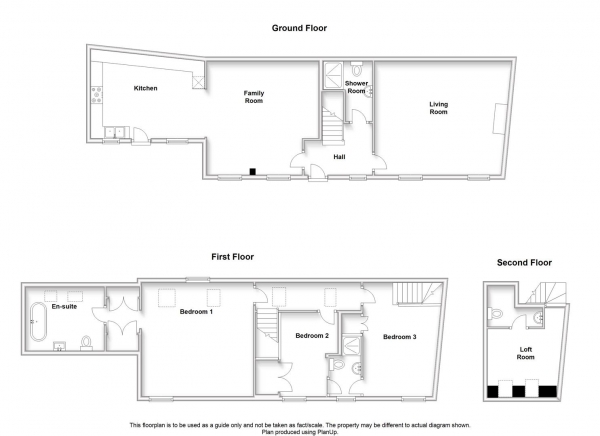 Floor Plan for 4 Bedroom Barn Conversion for Sale in Brookside, Stretton On Dunsmore, Rugby, CV23, 9LY - Offers Over &pound550,000