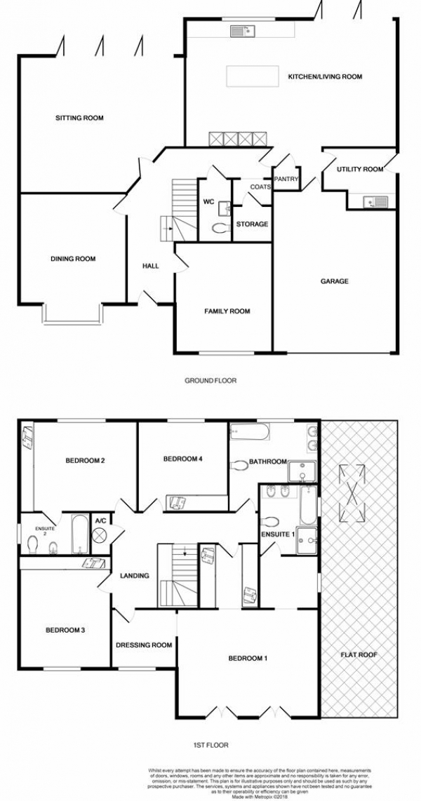 Floor Plan Image for 5 Bedroom Detached House for Sale in Silverdale gardens, Hillmorton, Rugby