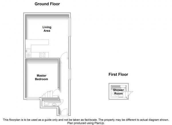 Floor Plan Image for 1 Bedroom Apartment for Sale in Hunter Street, Rugby