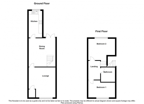 Floor Plan Image for 2 Bedroom Terraced House for Sale in Jubilee Street, Rugby