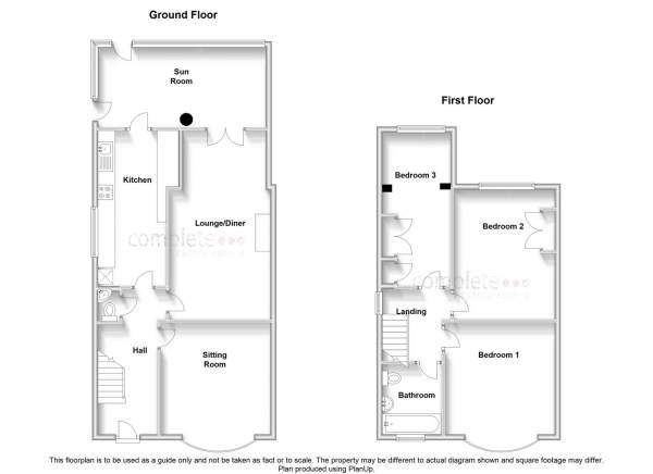 Floor Plan Image for 3 Bedroom Semi-Detached House for Sale in Hillmorton Road, Rugby