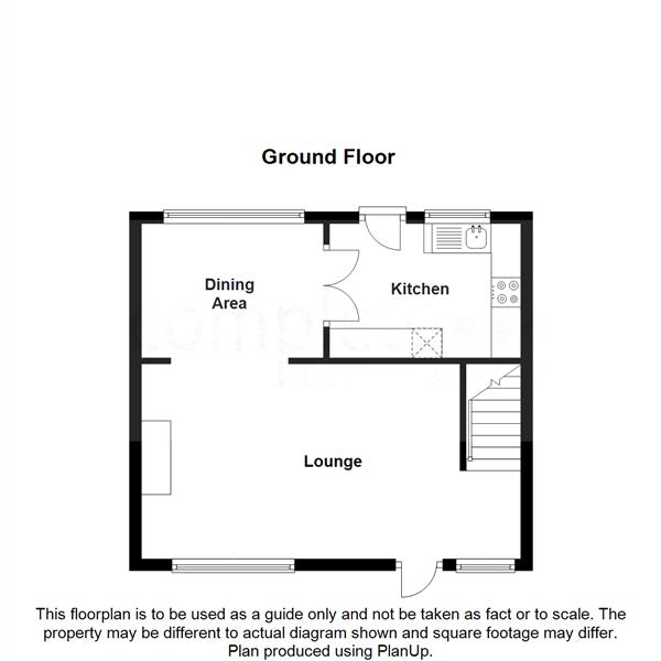 Floor Plan Image for 3 Bedroom Terraced House for Sale in George Birch Close, Brinklow, Rugby