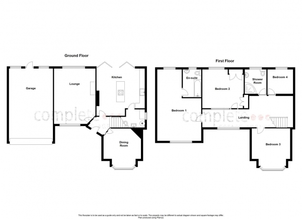 Floor Plan Image for 4 Bedroom Detached House for Sale in Newbold Road, Newbold on Avon, Rugby