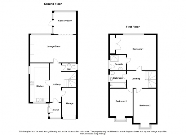 Floor Plan Image for 3 Bedroom Detached House for Sale in Coventry Road, Brinklow, Rugby