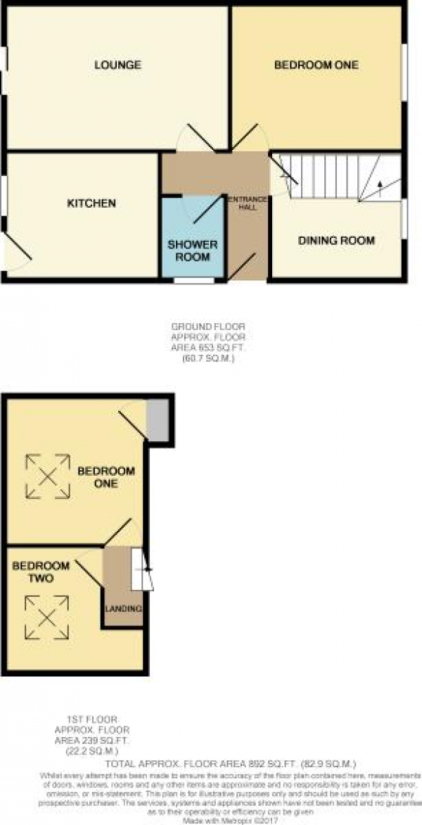 Floor Plan Image for 3 Bedroom Detached Bungalow for Sale in Boxwood Drive, Kilsby, Rugby