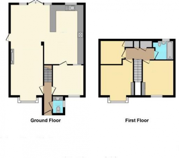 Floor Plan Image for 3 Bedroom Detached House for Sale in Gorse Close, Bilton, Rugby