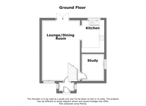 Floor Plan Image for 3 Bedroom End of Terrace House for Sale in The Ryelands, Lawford Heath, Rugby