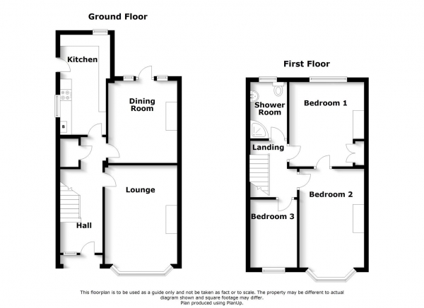 Floor Plan Image for 3 Bedroom Semi-Detached House for Sale in Charlsfield Road, Rugby