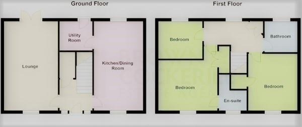 Floor Plan Image for 3 Bedroom Detached House for Sale in Sedge Road, Rugby