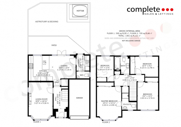 Floor Plan for 4 Bedroom Detached House for Sale in Bronze Road, Cawston, Rugby, CV22, 7XN - Offers Over &pound365,000