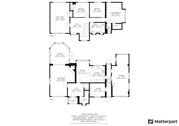 Floor Plan Image for 4 Bedroom Detached House for Sale in Bilton Lane, Dunchurch, Rugby