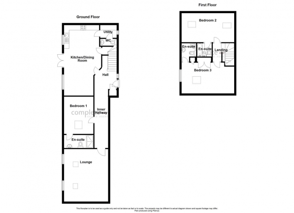 Floor Plan Image for 3 Bedroom Barn Conversion for Sale in Priory Road, Wolston, Coventry