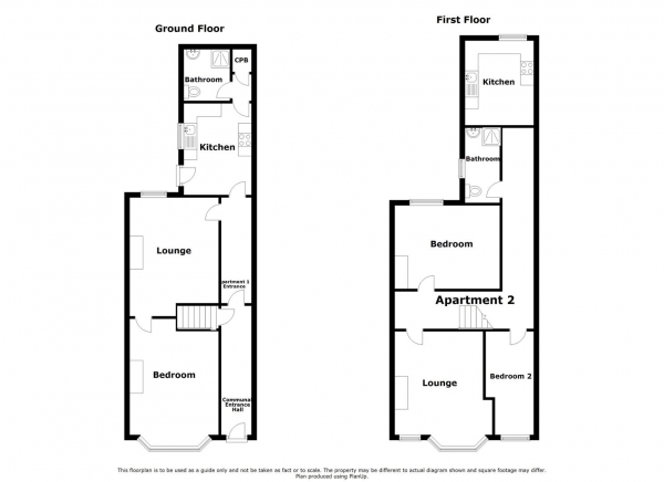 Floor Plan Image for 4 Bedroom Apartment for Sale in Temple Street, Rugby