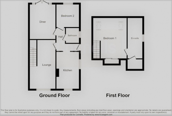 Floor Plan Image for 3 Bedroom Semi-Detached Bungalow for Sale in Malt Mill Close, Kilsby, Rugby