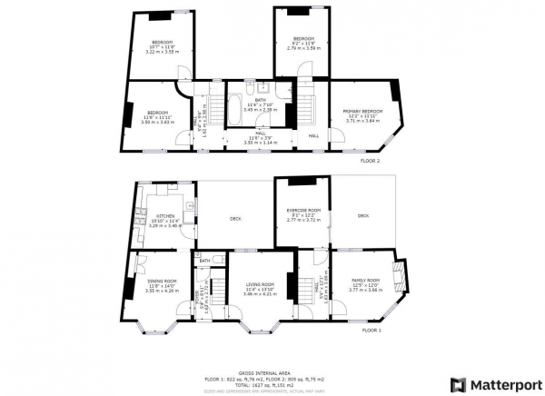 Floor Plan Image for 4 Bedroom Detached House for Sale in Oxford Road, Princethorpe, Rugby