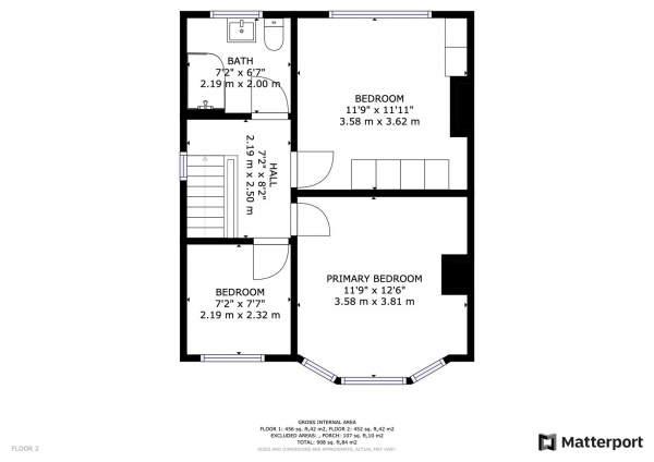 Floor Plan Image for 3 Bedroom Semi-Detached House for Sale in Coventry Road, Cawston, Rugby