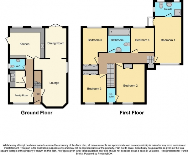 Floor Plan Image for 5 Bedroom Detached House for Sale in Finmere, Rugby