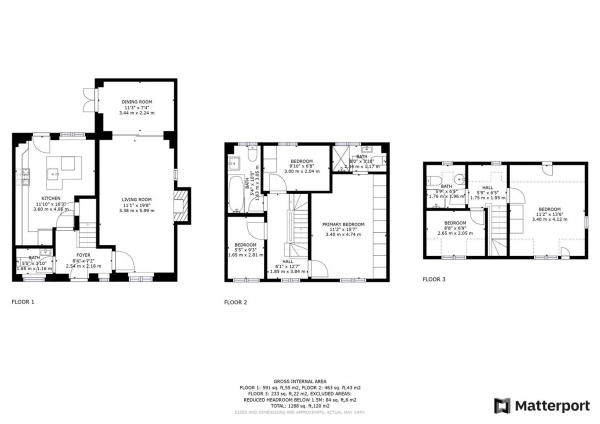 Floor Plan for 5 Bedroom Semi-Detached House for Sale in Main Street, Long Lawford, Rugby, CV23, 9AZ - Guide Price &pound295,000