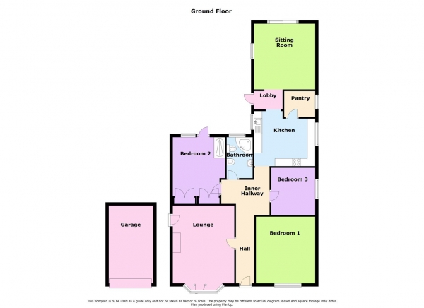 Floor Plan Image for 3 Bedroom Bungalow for Sale in Crick Road, Rugby