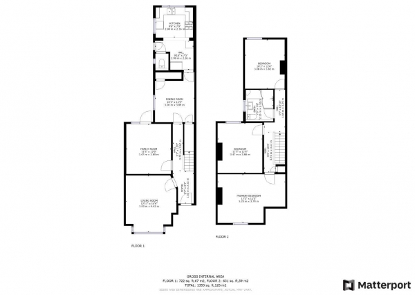 Floor Plan Image for 3 Bedroom Terraced House for Sale in Bridget Street, Rugby