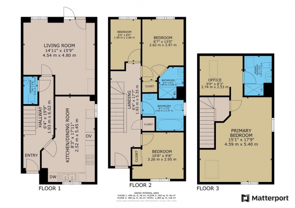 Floor Plan Image for 4 Bedroom Detached House for Sale in Lower Lodge Avenue, Rugby