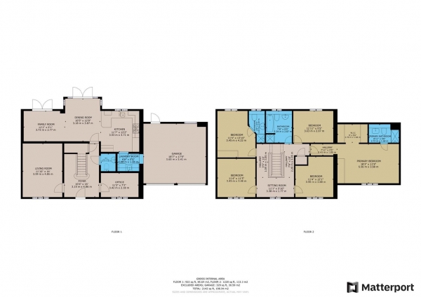 Floor Plan Image for 5 Bedroom Detached House for Sale in Boughton Close, Dunchurch, Rugby