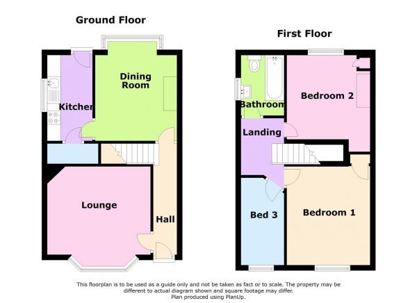 Floor Plan Image for 3 Bedroom Semi-Detached House for Sale in Stretton Road, Wolston, Coventry