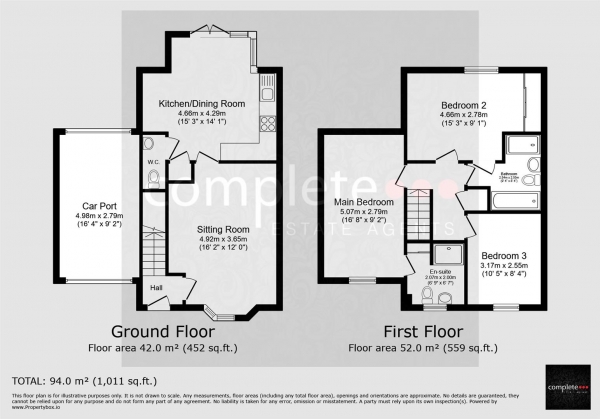 Floor Plan Image for 3 Bedroom Property for Sale in Handley Cross Avenue, Houlton, Rugby