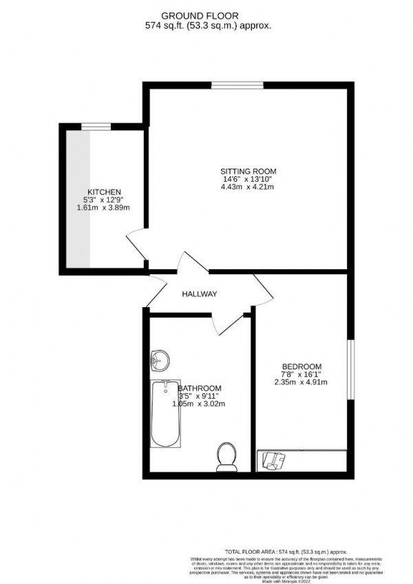 Floor Plan Image for 4 Bedroom End of Terrace House for Sale in 4 FLATS & DOUBLE GARAGE. Fosse Road Central, West End, Leicester