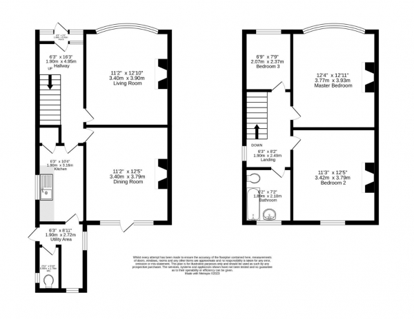 Floor Plan Image for 3 Bedroom Semi-Detached House for Sale in Kingsway, Braunstone, Leicester