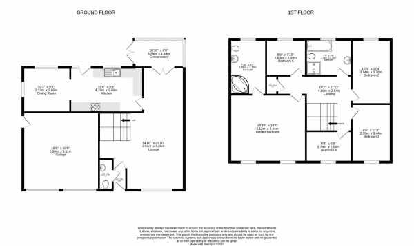 Floor Plan Image for 5 Bedroom Detached House for Sale in Garendon Way, Groby, Leicestershire