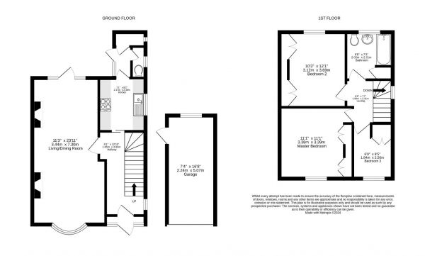 Floor Plan Image for 3 Bedroom Semi-Detached House for Sale in Hylion Road, West Knighton, Leicester