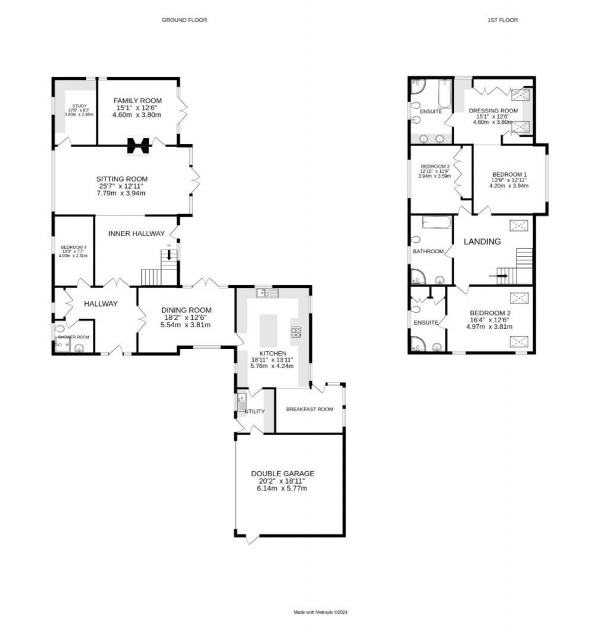 Floor Plan Image for 4 Bedroom Detached House for Sale in Swallows Rest, Home Farm, Gaulby Lane, Stoughton, Leicestershire