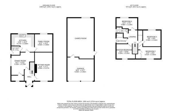 Floor Plan Image for 4 Bedroom Cottage for Sale in Lowesby Road, Lowesby, Leicestershire